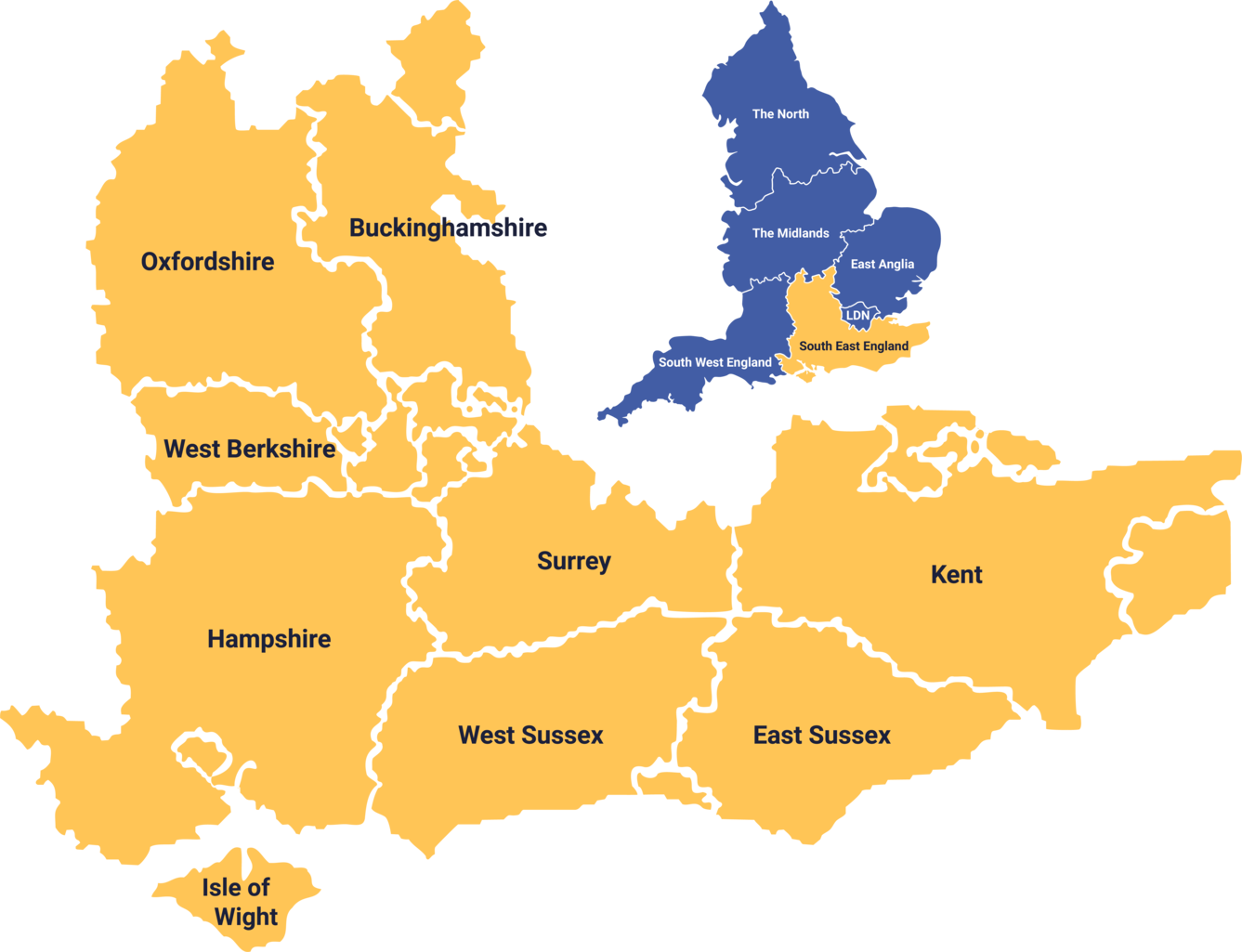 South-East-of-England-Map